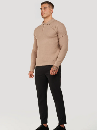 PEDRO - LONG SLEEVE POLO SHIRT