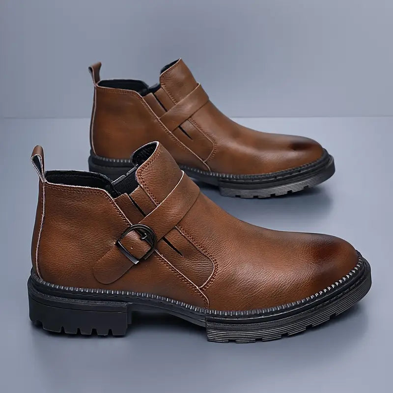 Liam - Men's Leather Ranger Boots