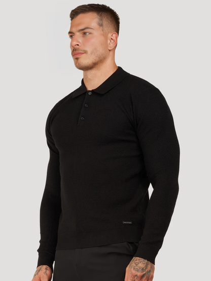 PEDRO - LONG SLEEVE POLO SHIRT