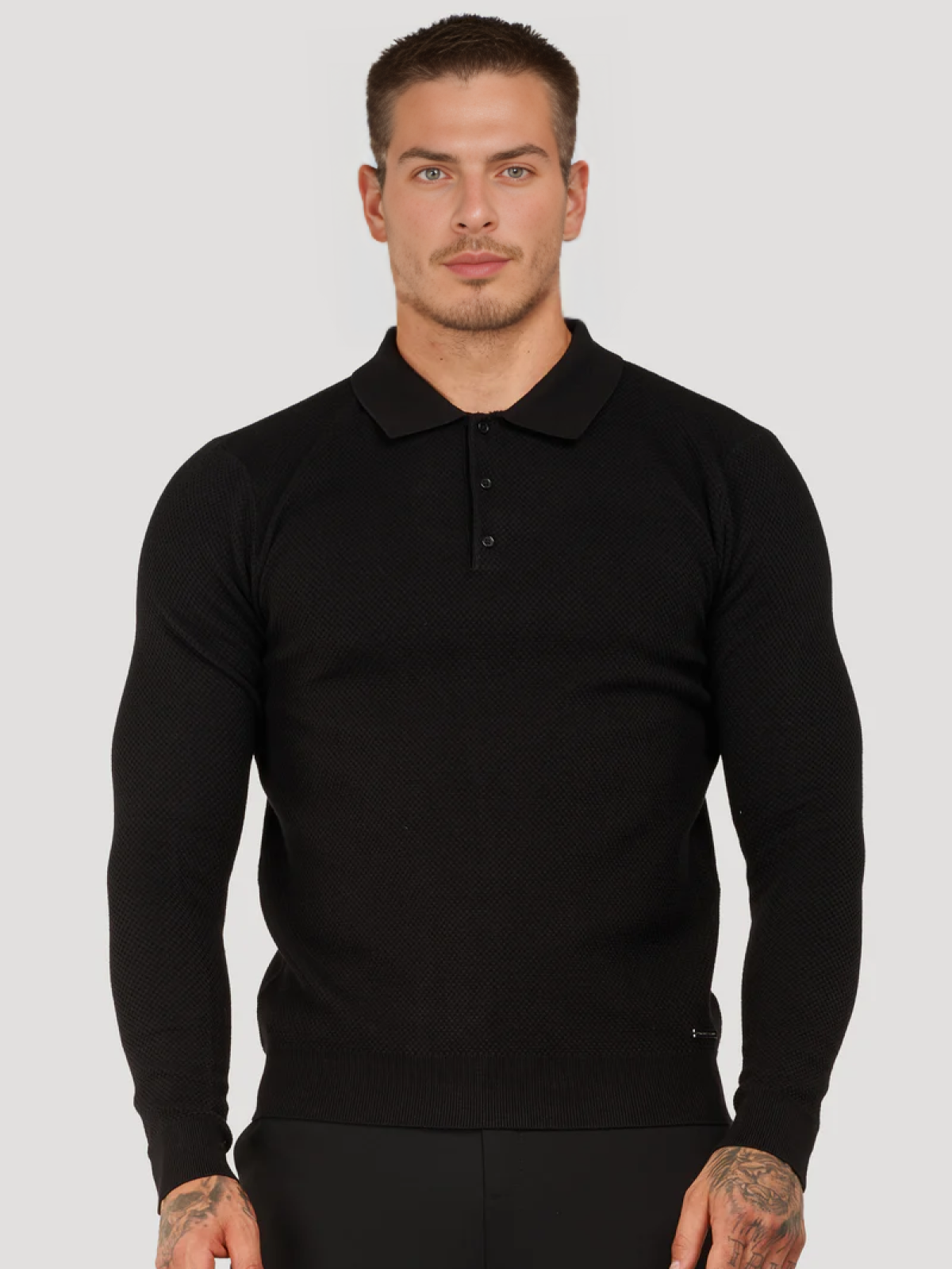 PEDRO - LONG SLEEVE POLO SHIRT