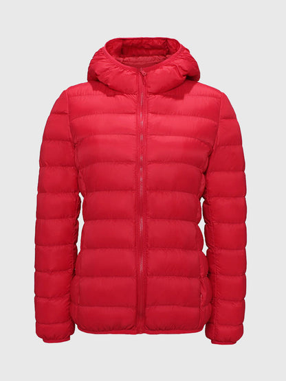 Featherweight Packable Down Puffer Hooded Jacket