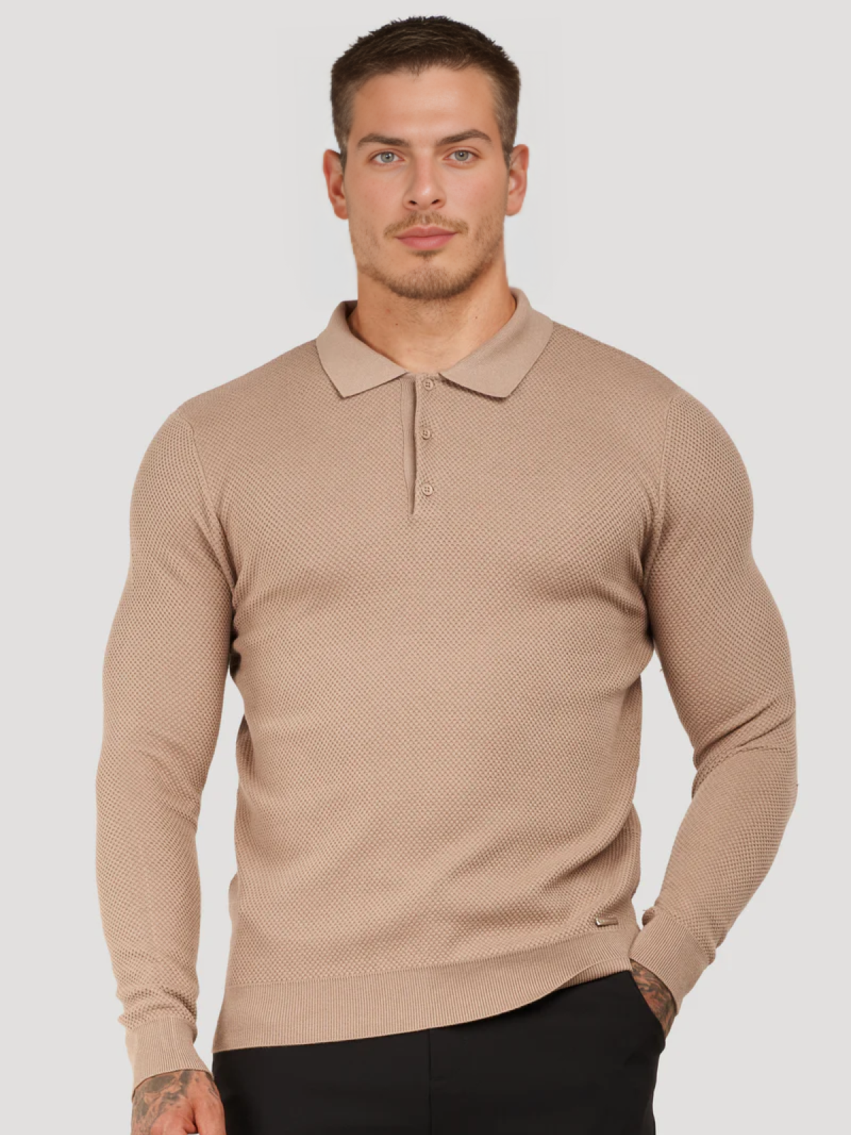 PEDRO - LONG SLEEVE POLO SHIRT