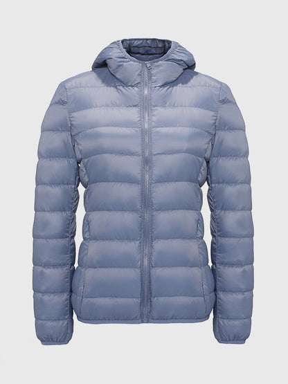 Featherweight Packable Down Puffer Hooded Jacket