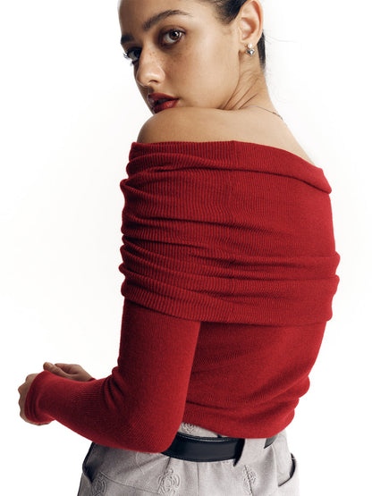 Women's Off-The-Shoulder Sweater