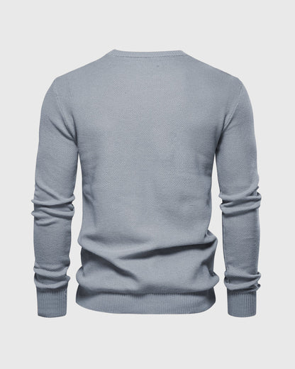 PIQUE -  CREW SWEATER