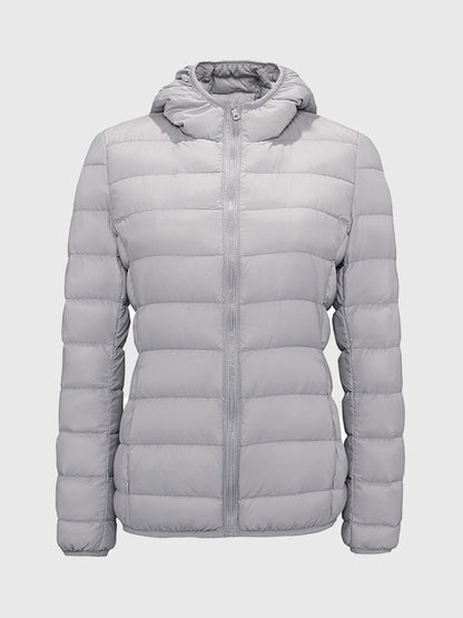 Featherweight Packable Down Puffer Hooded Jacket