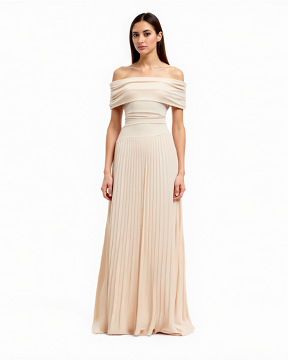 CAMDEN OFF-SHOULDER MAXI DRESS