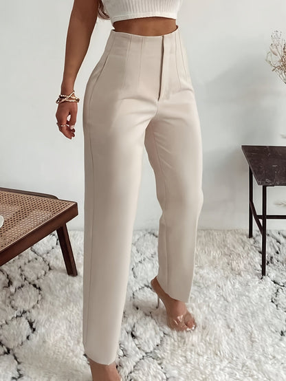 ELENA HIGH-WAISTED CASUAL PANTS