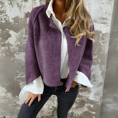 CLAIRE BRUSHED KNIT JACKET