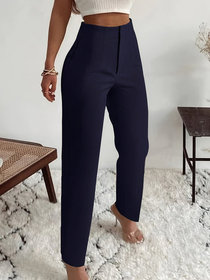 ELENA HIGH-WAISTED CASUAL PANTS