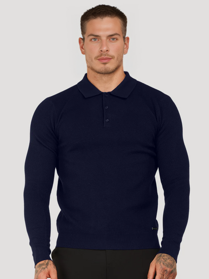 PEDRO - LONG SLEEVE POLO SHIRT