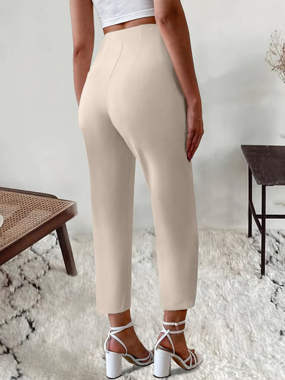 ELENA HIGH-WAISTED CASUAL PANTS