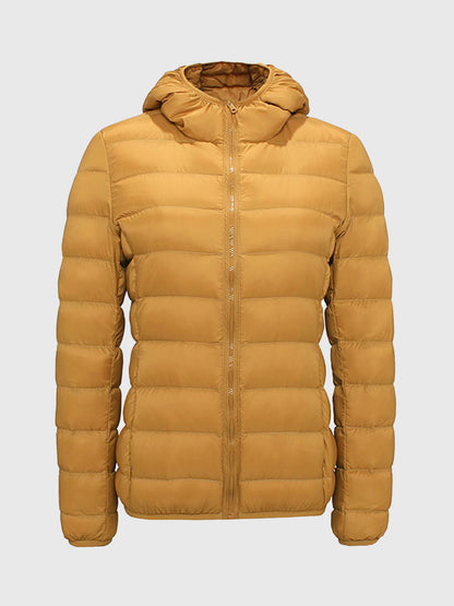 Featherweight Packable Down Puffer Hooded Jacket