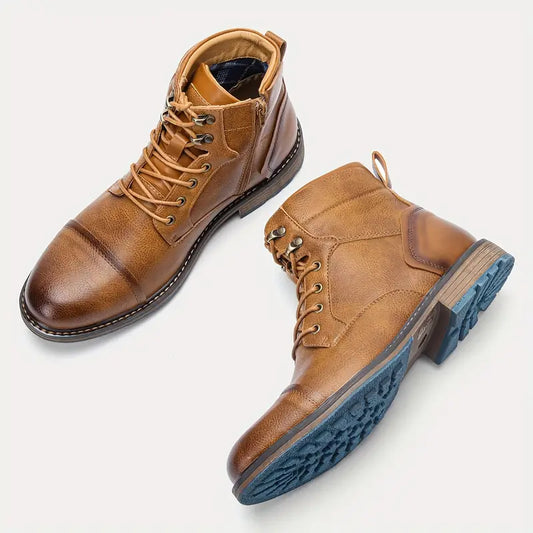 Dallas - Handcrafted Premium Leather Oxford Boots