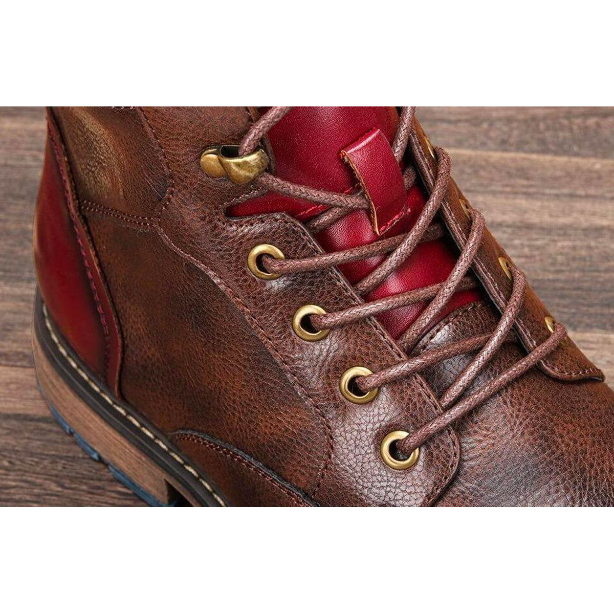 Aaron - Handmade premium leather Oxford boots