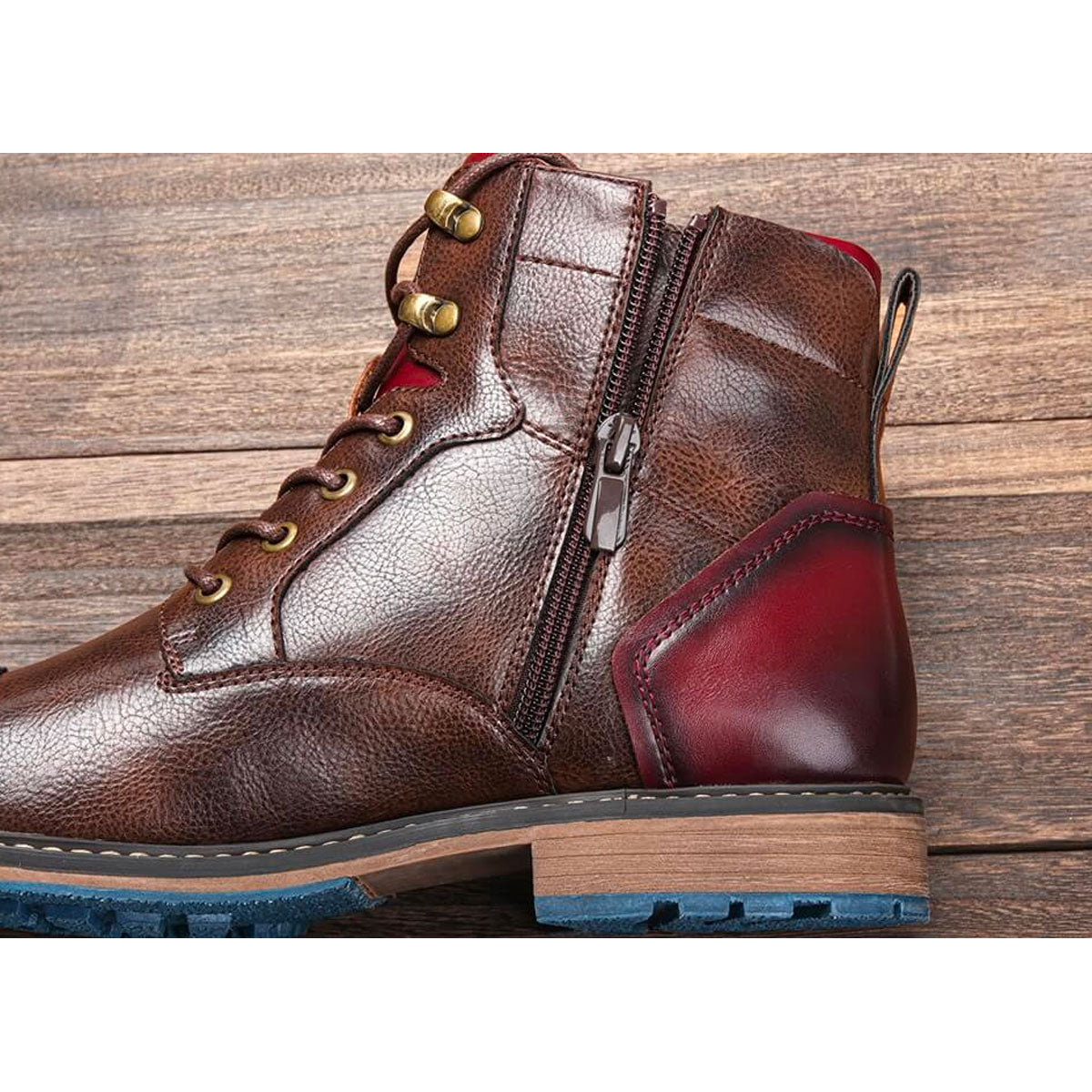 Aaron - Handmade premium leather Oxford boots