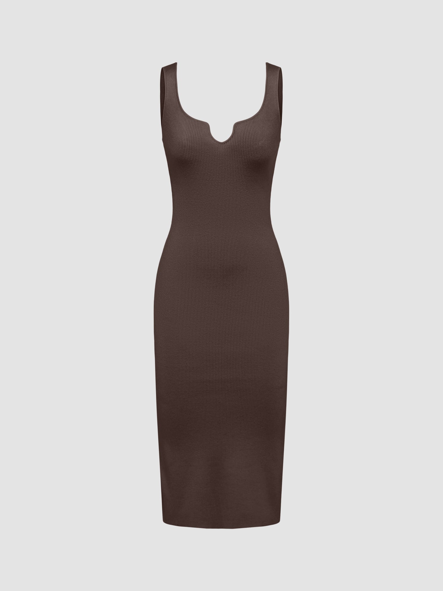 Suspender V Neck Dress