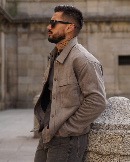 JERO - SUEDE UTILITY JACKET