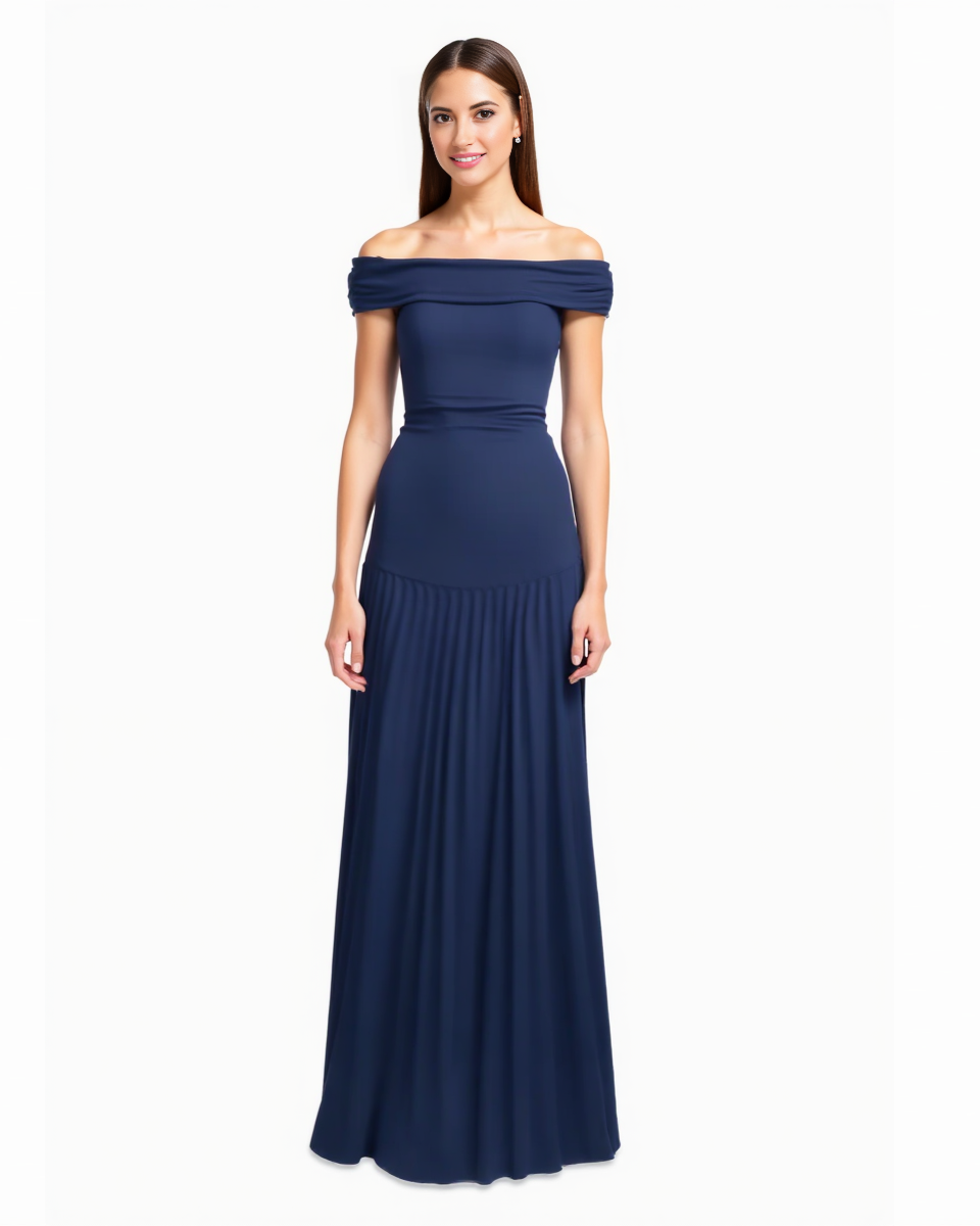 CAMDEN OFF-SHOULDER MAXI DRESS