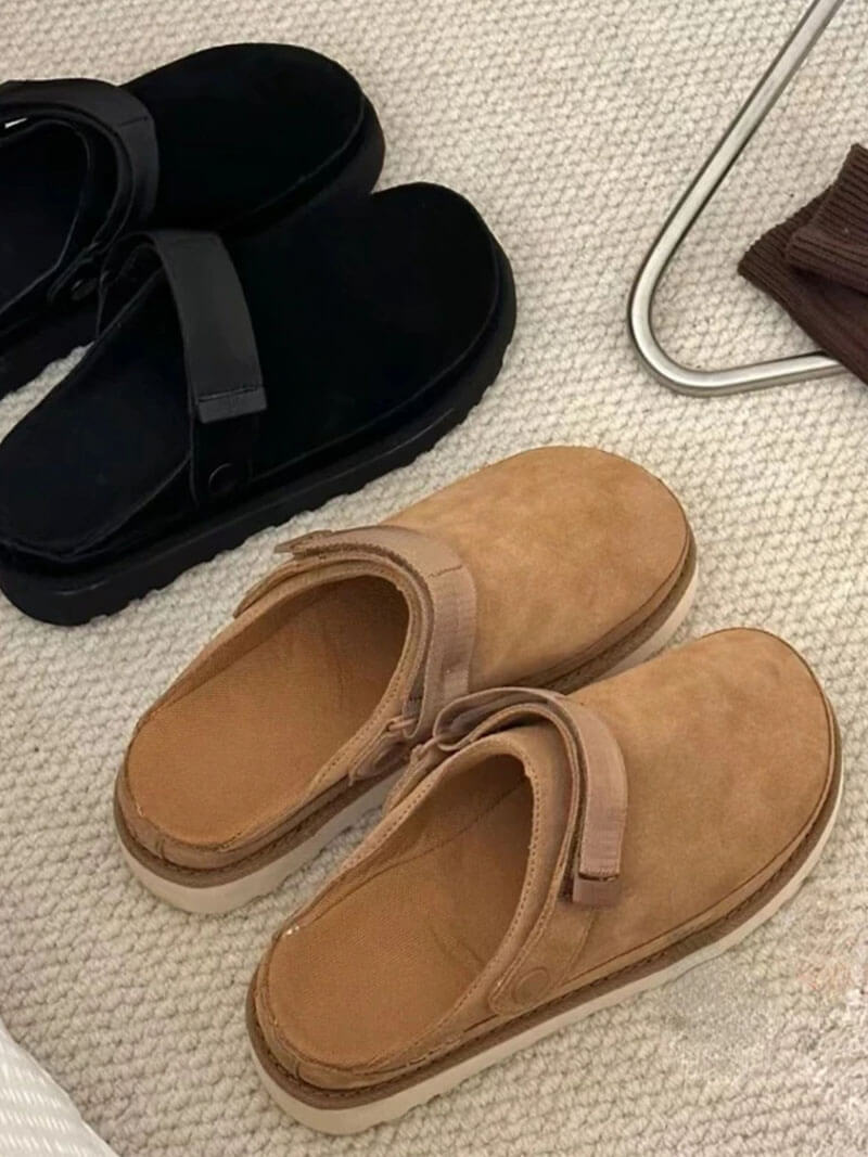 Ella suede slides