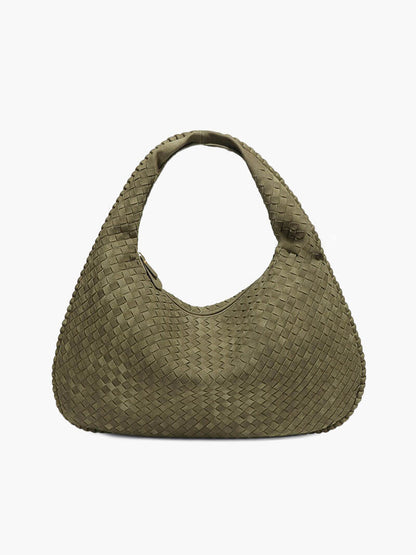 Suede Woven Bag XL