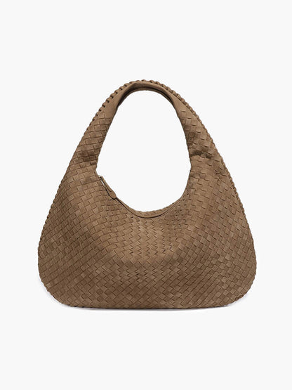 Suede Woven Bag XL