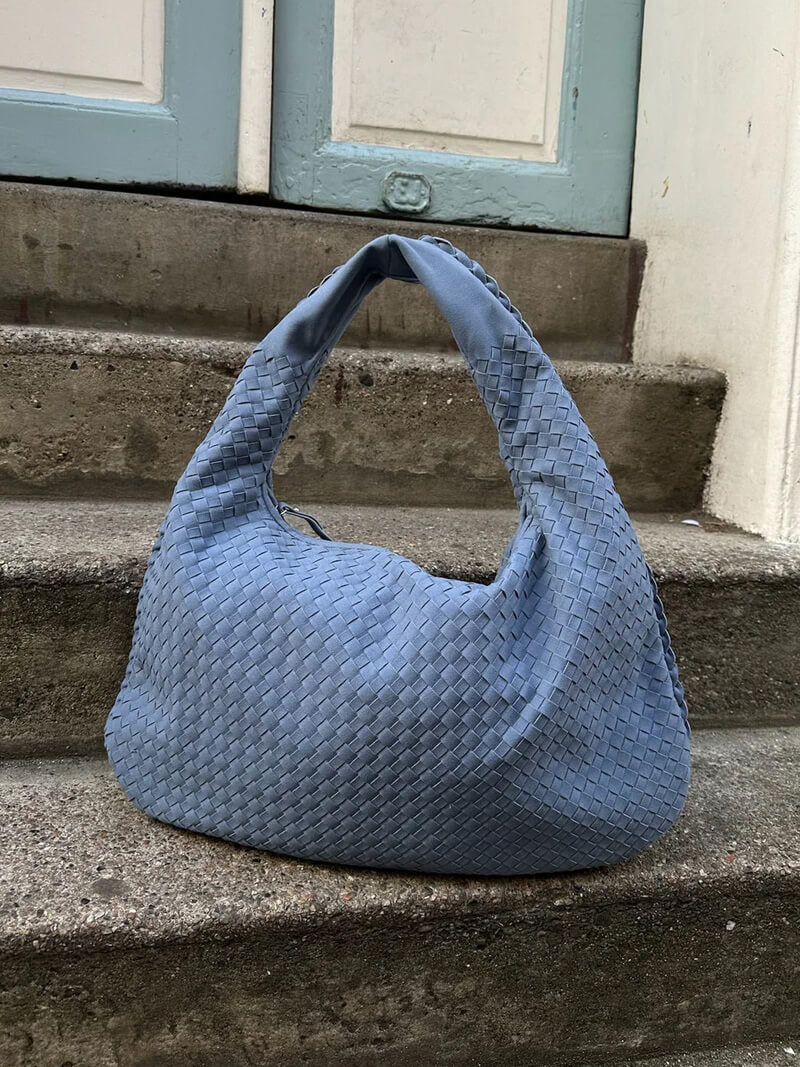 Suede Woven Bag XL