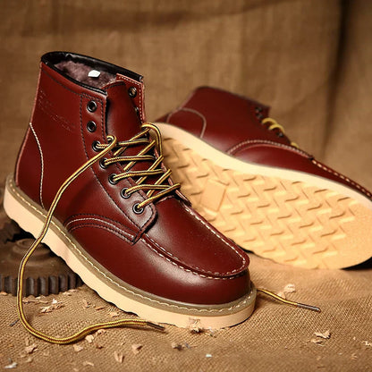 Dustin - leather winter boots