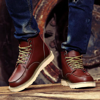 Dustin - leather winter boots