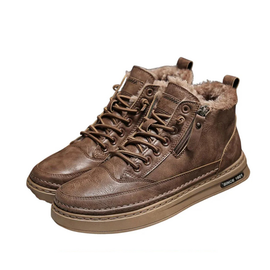 Bryson - Wide-fit Leather Winter Boots