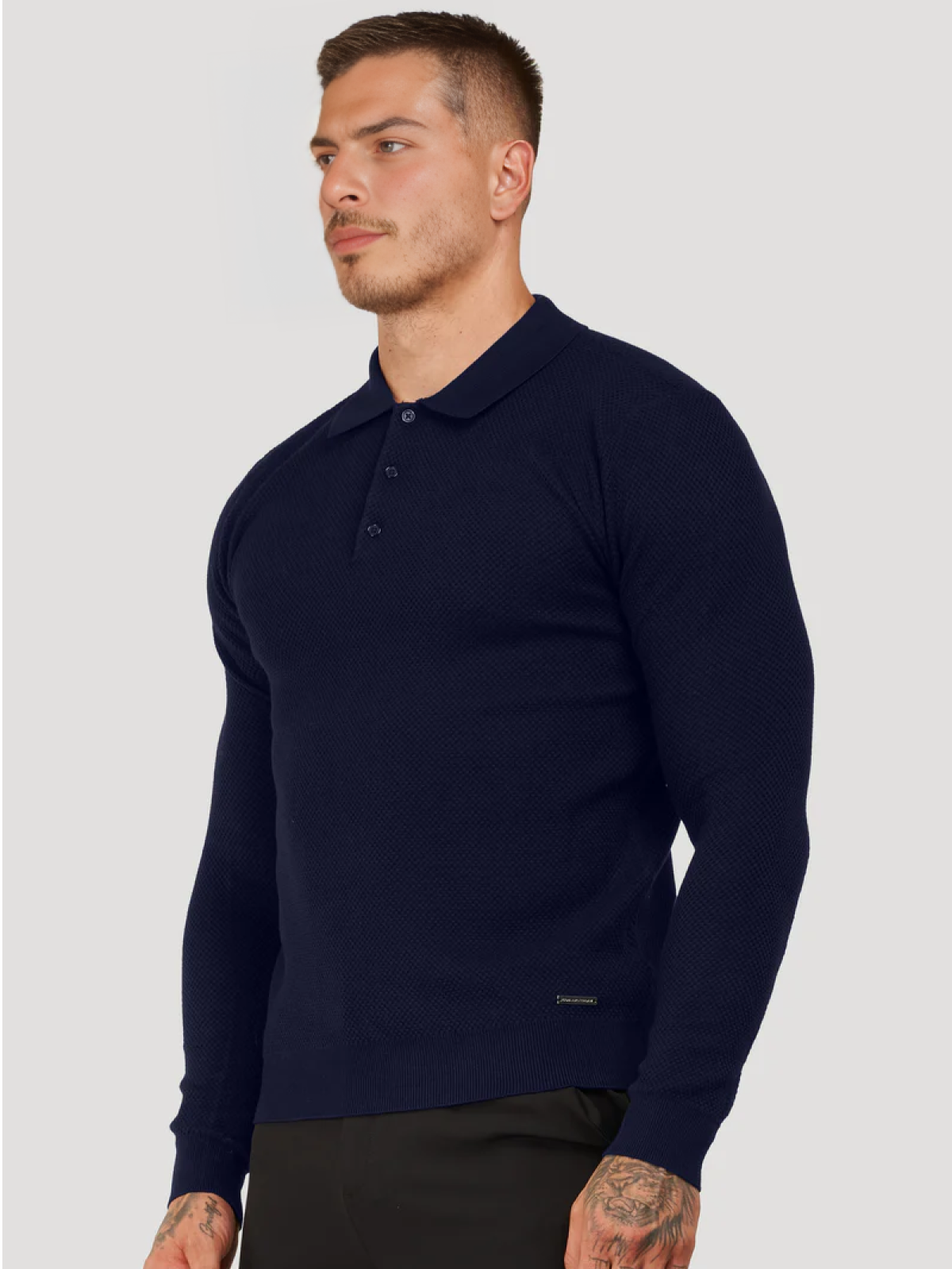 PEDRO - LONG SLEEVE POLO SHIRT