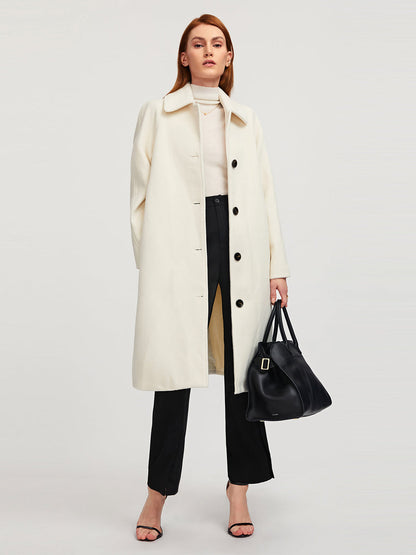 Loose Wool Coat With Belt